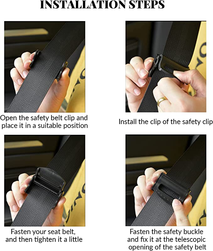 Car Seatbelt Strap Adjuster Clip