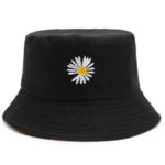 Black-Floral-Bucket-Hat