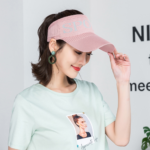 Pink Women Sport Sun Visor Hat