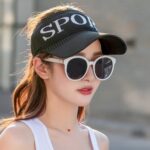 Black Women Sport Sun Visor Hat
