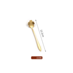 Gold Small Flower Coffee Spoon