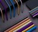 4 Piece Stainless Steel Straw Set - Image 3