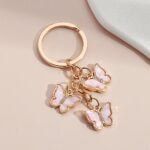 Keychain Butterfly Pink