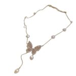 Butterfly Pearl Tassel Pendant