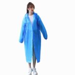 Blue Transparent Rain Coat