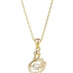Swan Gold Pendant