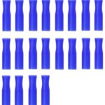 Blue Silicon Straw Tips