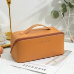 Brown Large Capacity Cosmetic Bag