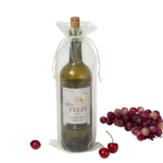 Cream Wine Bottle Bag