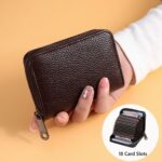 18 Slot Brown Multi-functional card holder