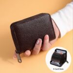 9 Slot Brown Multi-functional card holder