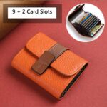 11 Card slots Accordion Wallet Orange