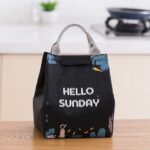 Velcro Top Lunch Bag Hello Sunday