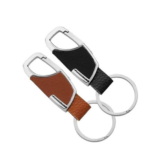 Heavy Duty Leather Keychain (Pack of 2)